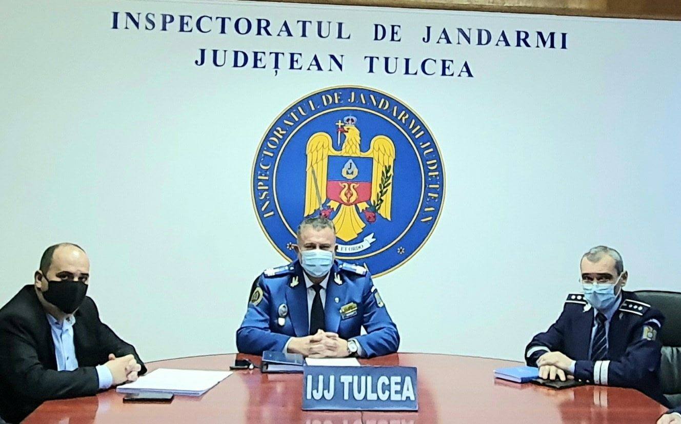Jandarmeria Tulcea, peste 12000 de misiuni in anul 2020