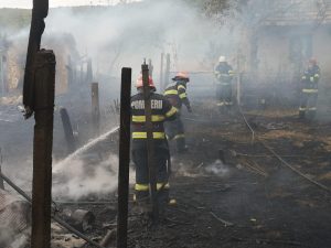 Incendiu în Cloșca, comuna Horia