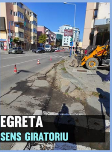 Primăria Tulcea a demarat lucrările pentru trei sensuri giratorii noi în municipiu