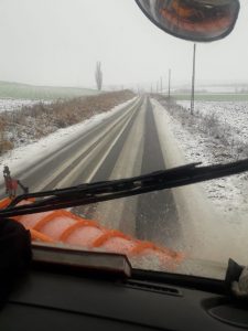 Nu sunt probleme pe drumurile din județul Tulcea! Se circulă bine, în condiții de iarnă!