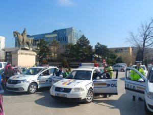 Polițiștii tulceni îi așteaptă pe cei mici în Piața Civică, pentru a sărbători Ziua Poliției Române