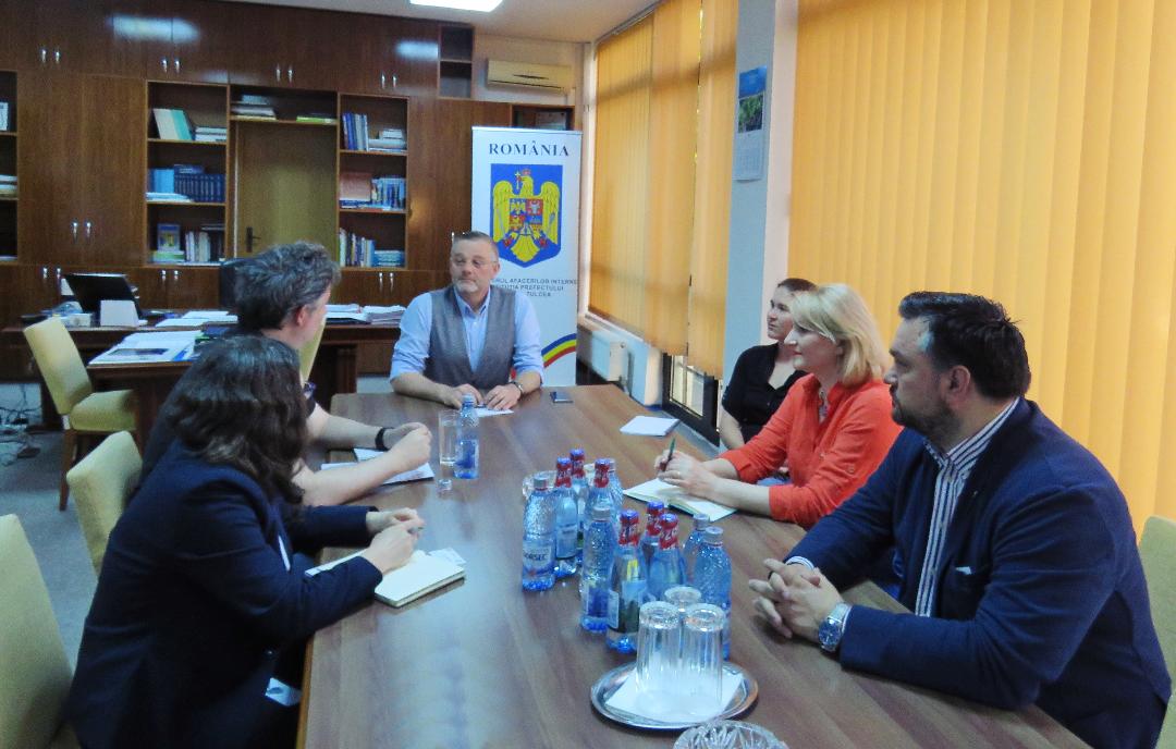 Și reprezentanți ai Ambasadei SUA în România au fost în vizită de lucru la PTF Isaccea și la Tulcea