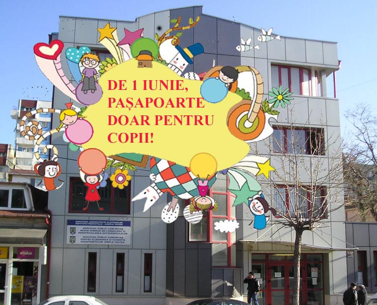 Și la Tulcea, SPC Pașapoarte va fi deschis pentru copii în data de 1 iunie