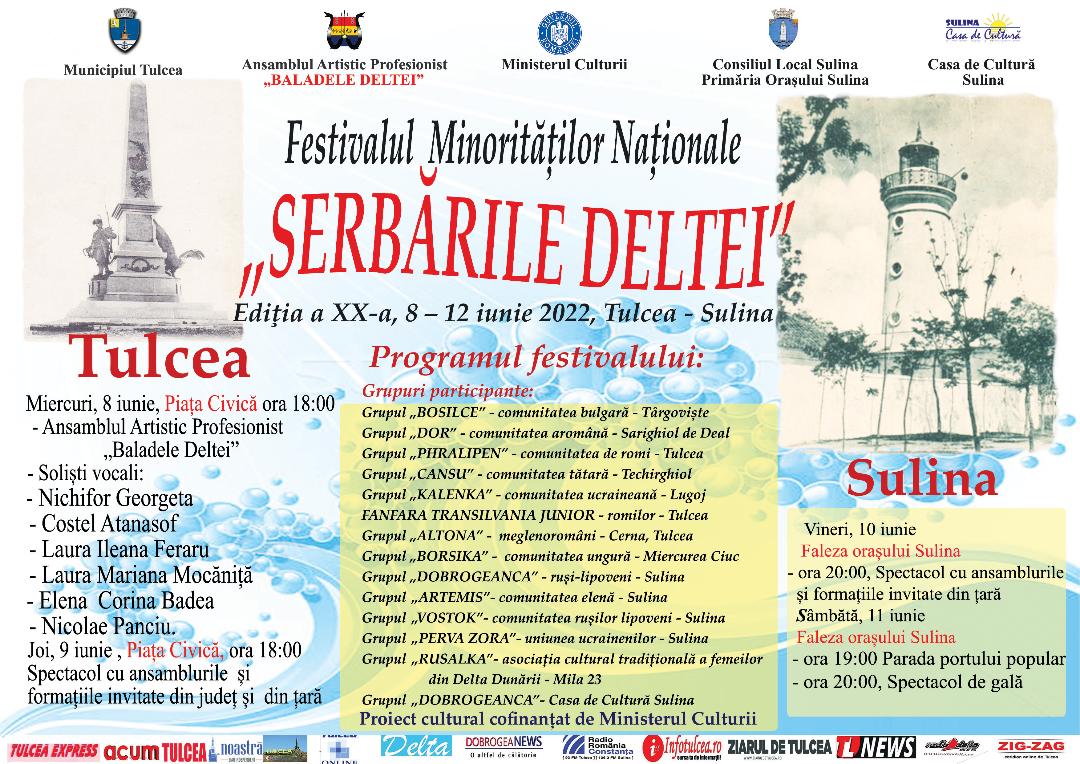 Festivalul Minorităților Naționale „Serbările Deltei” a ajuns la cea de-a XX – a ediție