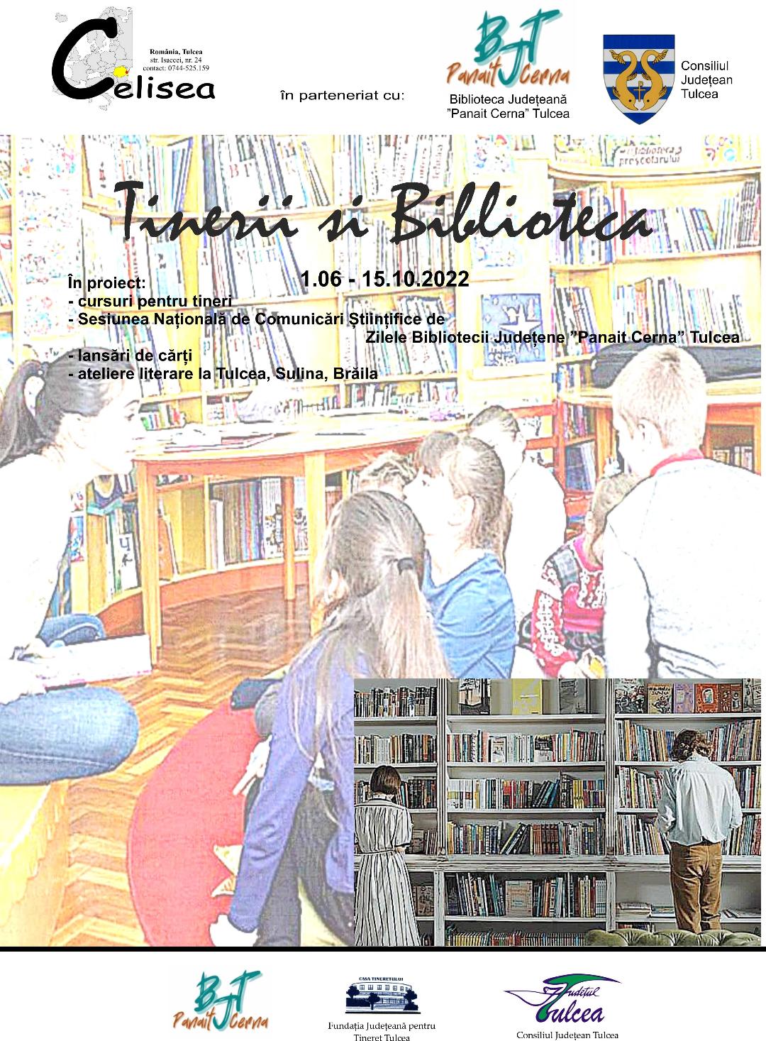 „Tinerii și Biblioteca” – un proiect-invitație la cultură