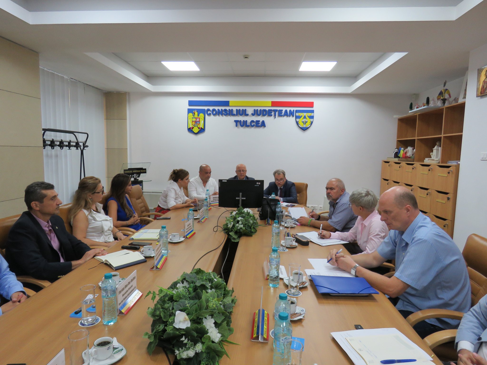 Discuții pe tema investițiilor necesare în zona Sulina, azi, la sediul Consiliului Județean Tulcea