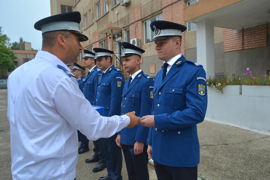 Luna august a început cu 25 de avansări în grad la Jandarmeria Tulcea