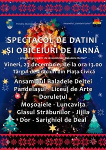 Read more about the article Datinile și obiceiurile de iarnă prezentate la Târgul de Crăciun din municipiu
