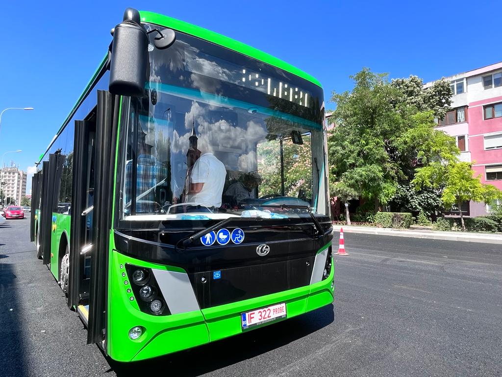 A fost testat primul autobuz electric STP Tulcea