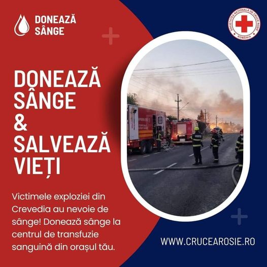 Apel umanitar către tulceni : victimele exploziei din Crevedia au nevoie de ajutor!