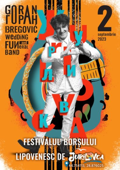 Prim Jurlilovca Fest Bors Lipo Goran Bregov aept 23 afis