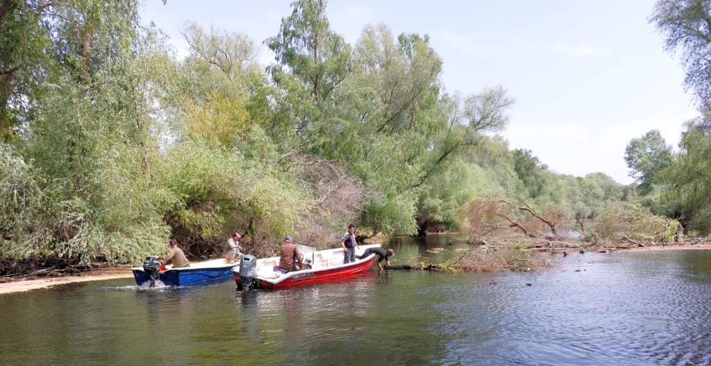 Și pe canalele din deltă au început pregătirile pentru noul sezon turistic